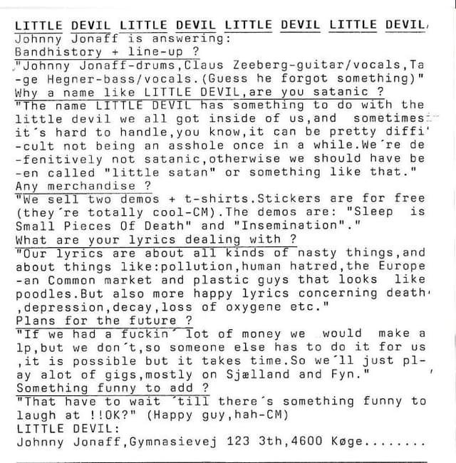 Inside the Mind of LITTLE DEVIL: An Interview with Johnny Jonaff