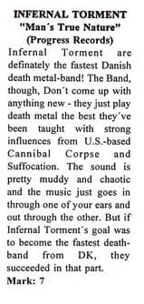 "Man's True Nature" - A Fast-Paced Danish Death Metal Experience