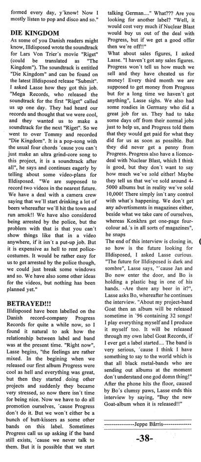 Soundtrack Creation: Illdisposed's Dive into "Die Kingdom"