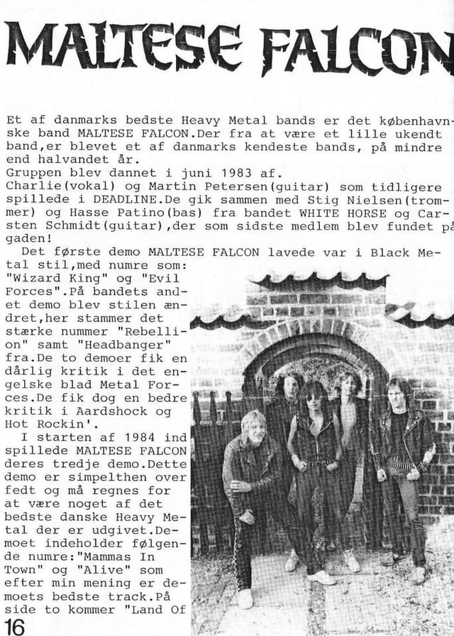 MALTESE FALCON: A Danish Heavy Metal Phenomenon