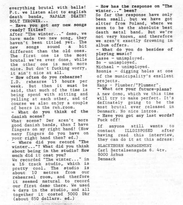 Brutality Unleashed: Inside Insights from I.D. on Rehearsals, New Tracks, and the Danish Scene