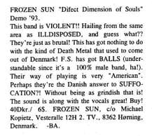 Frozen Sun: The Danish Answer to Brutal American Death Metal