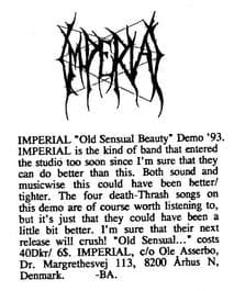 Imperial's "Old Sensual Beauty" Demo: A Glimpse of Untapped Potential