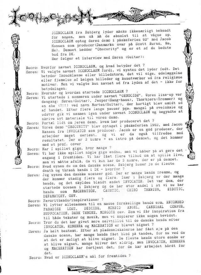 Rise of ICONOCLASM: A Danish Metal Journey