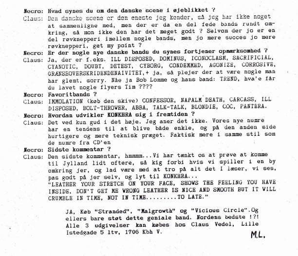 Exploring the Danish Music Scene: An Interview with Claus from KONKHRA