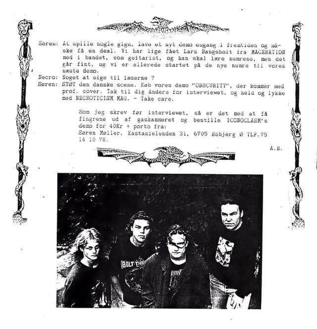 Support the Danish Music Scene: An Interview with Søren from Iconoclasm