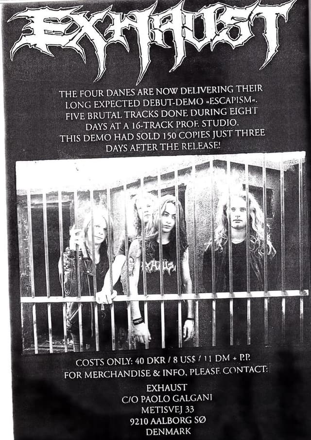 Escapism: The Explosive Debut Demo from Exhaust