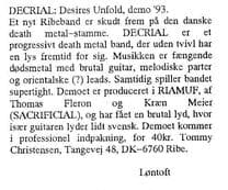 Emerging Forces: DECRIAL's Progressive Death Metal Debut