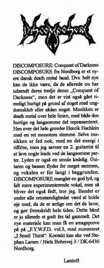 DISCOMPOSURE: Emerging Titans of Danish Death Metal