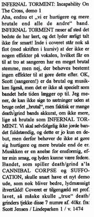 Critique of INFERNAL TORMENT's Raw Demo Release