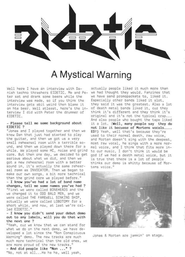 Behind the Music: An Interview with EIDETIC