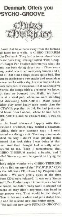 Denmark Offers you PSYCHO-GROOVE