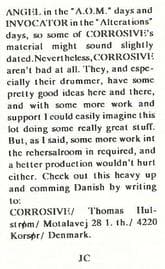 Promising Potential of Danish Heavy Metal Band CORROSIVE