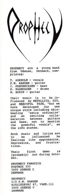 Emerging Danish Metal: The Rise of PROPHECY