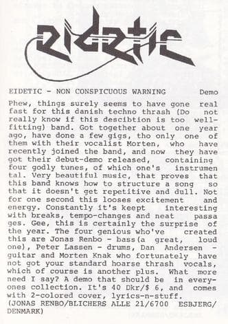 Rising Force: The Breakthrough of a Danish Techno Thrash Band