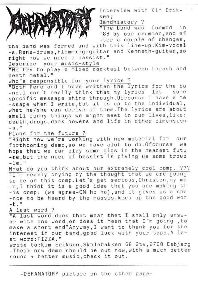 An Insight into Kim Eriksen and the Band's Journey