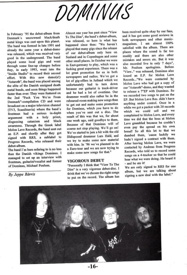 The Rise of Denmark's Uncrowned Black/Death Metal Kings