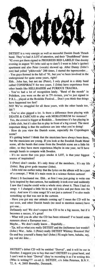 Rise of the Underdogs: DETEST's Journey Through the Danish Death Thrash Scene