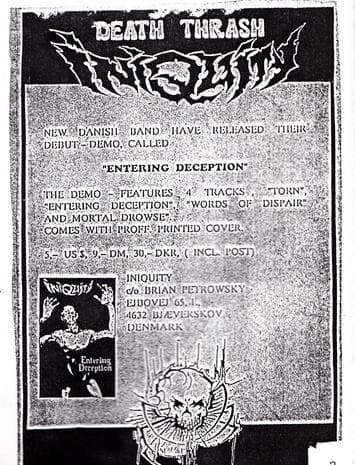 New Danish Band Releases Debut Demo "Entering Deception"