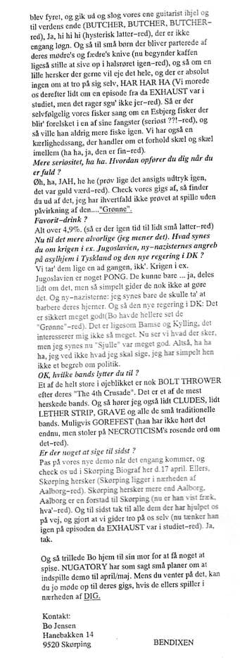 Danish Hysteria: Tales of Chaos and Madness