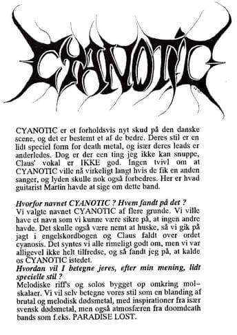 The Rise of CYANOTIC: A Unique Force in Danish Death Metal