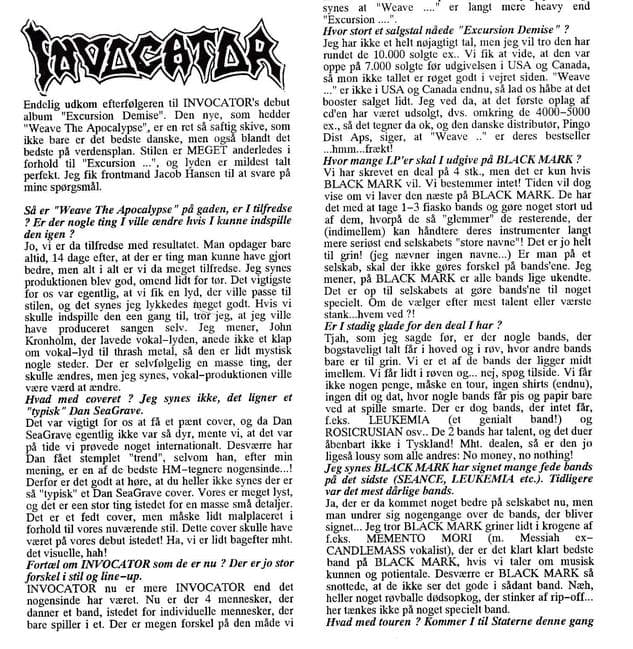 Weave The Apocalypse: A Satisfying Evolution for Invocator