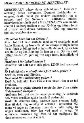 Inside MERCENARY: Creating Their Debut Demo