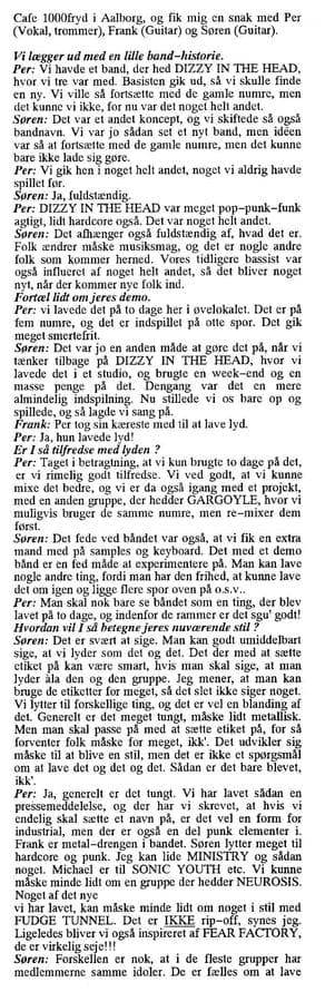 From Dizzy to New Directions: The Evolution of an Aalborg Band