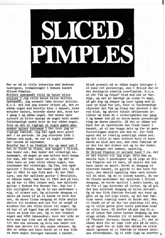 Drumming Through Quirky Questions: An Interview with Andreas Ludvigsen of Sliced Pimples