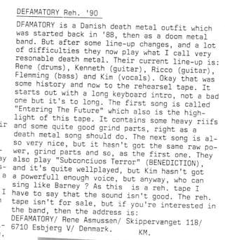 From Doom to Death: The Evolution of DEFAMATORY