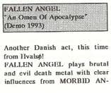 Fallen Angel: Echoes of Brutal Danish Death Metal