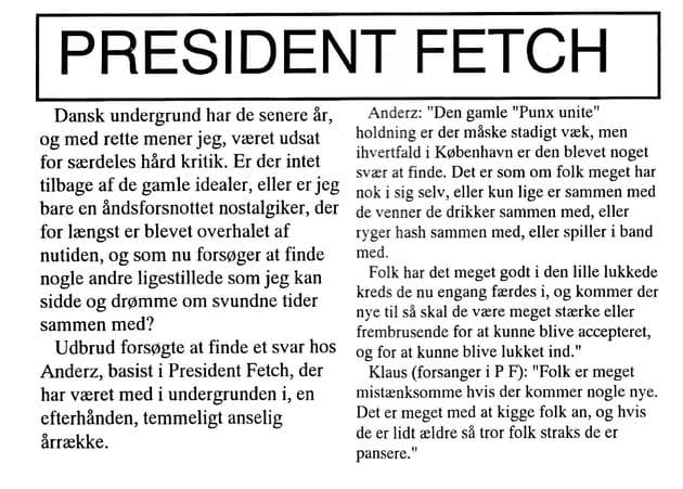 Reassessing the Danish Underground: A Conversation with Anderz of President Fetch