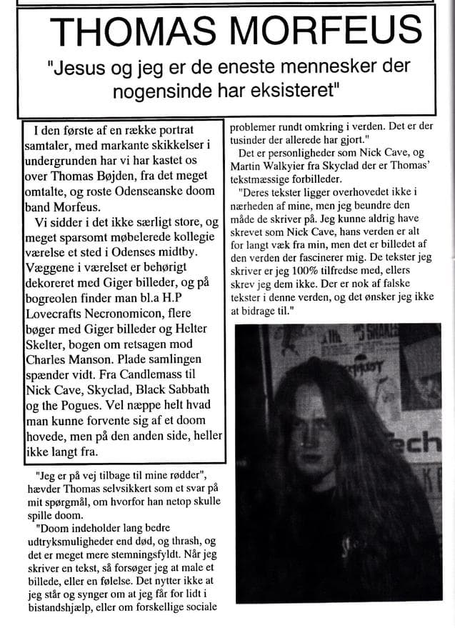 Exploring the Depths: A Conversation with Thomas Bøjden of Morfeus