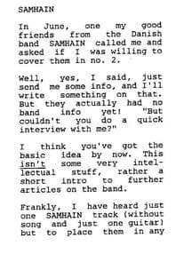 Introducing SAMHAIN: A Glimpse into the Danish Band's Journey